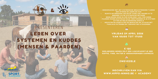 Workshop 'Leren over  systemen en kuddes (mensen & paarden)'