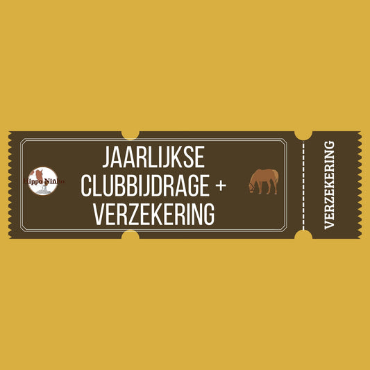 Jaarlijkse clubbijdrage + verzekering 2024