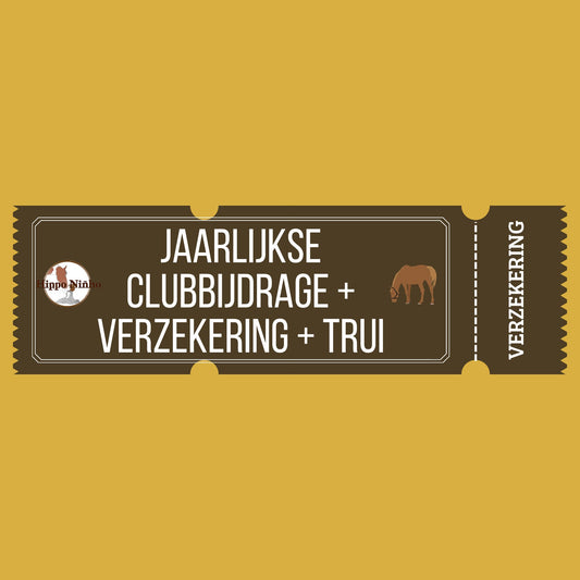 PROMO! Jaarlijkse clubbijdrage + verzekering 2024 + trui